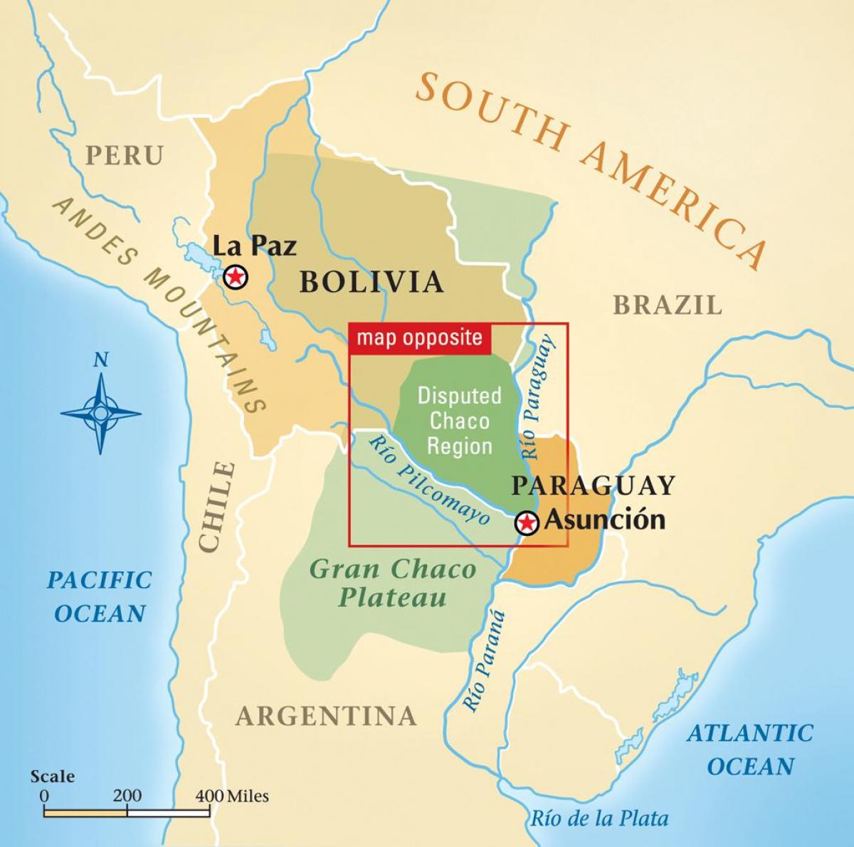Карта Рыа-Парагвай